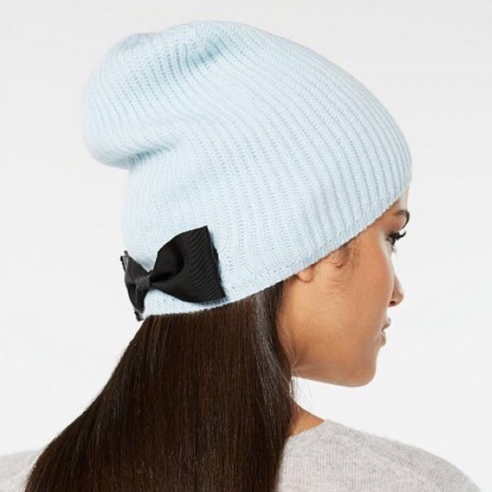 Beautiful Kate Spade ♠️ Knit Bow Beanie NWT